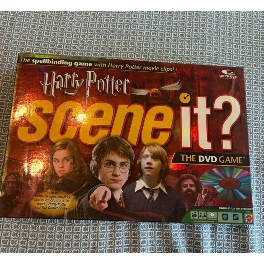 Screenlife Harry Potter Scene It?‎ DVD Game Complete w/ DVD Age 8+